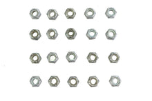 Load image into Gallery viewer, Zinc Hex Nuts 1/4 inch-28 Nyloc