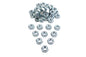 Zinc Hex Nuts 5/16 inch-18 Nyloc