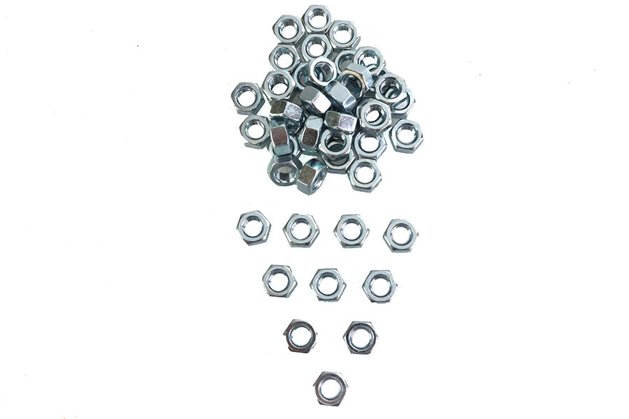 Zinc Hex Nuts 5/16 inch-18 Nyloc