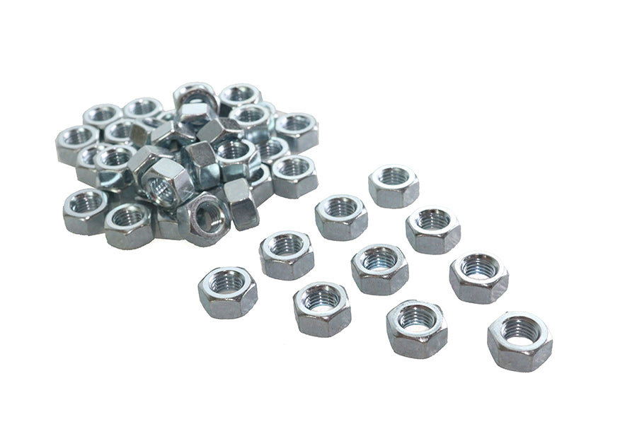 Zinc Hex Nuts 5/16 inch-18 Nyloc