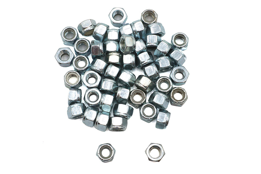 Zinc Hex Nuts 5/16 inch-24 Nyloc