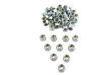 Load image into Gallery viewer, Zinc Hex Nuts 3/8 inch-16 Nyloc