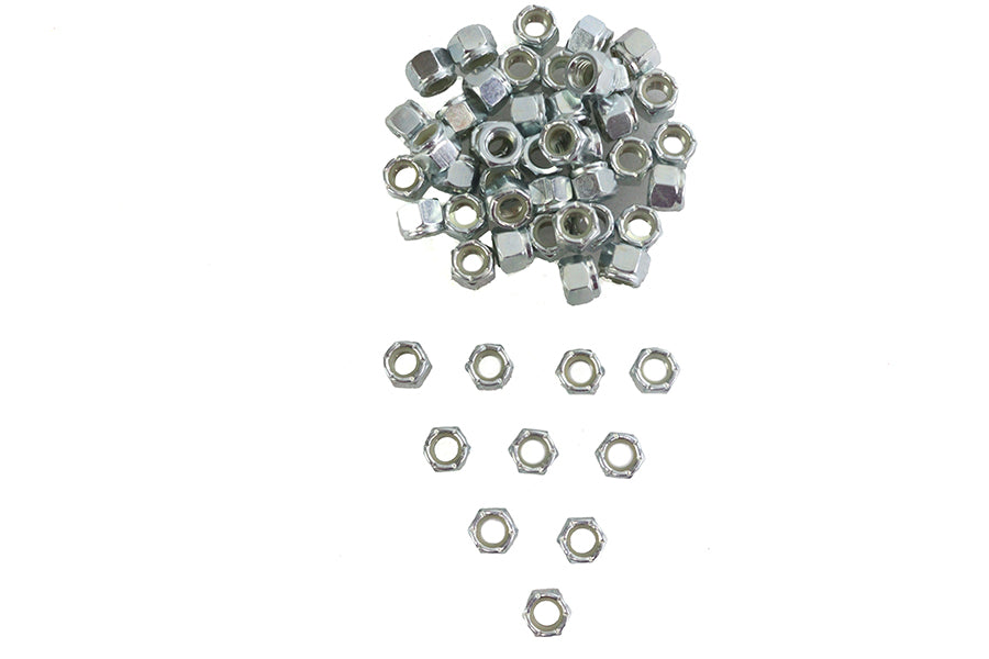 Zinc Hex Nuts 3/8 inch-16 Nyloc