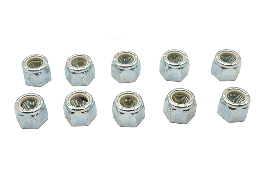Zinc Hex Nuts 5/8 inch-18 Nyloc