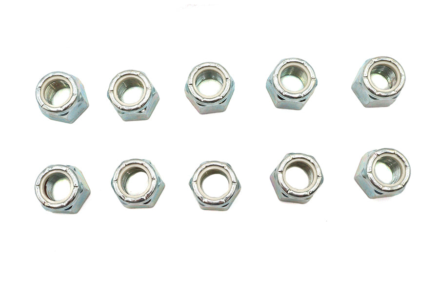 Zinc Hex Nuts 5/8 inch-18 Nyloc
