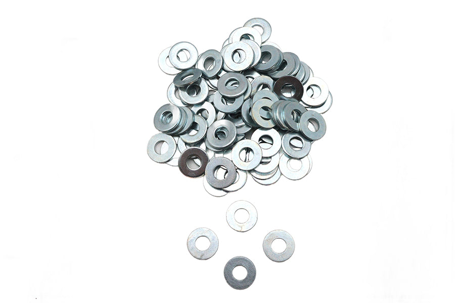 Zinc Flat Washers 1/4 inch Inner Diameter