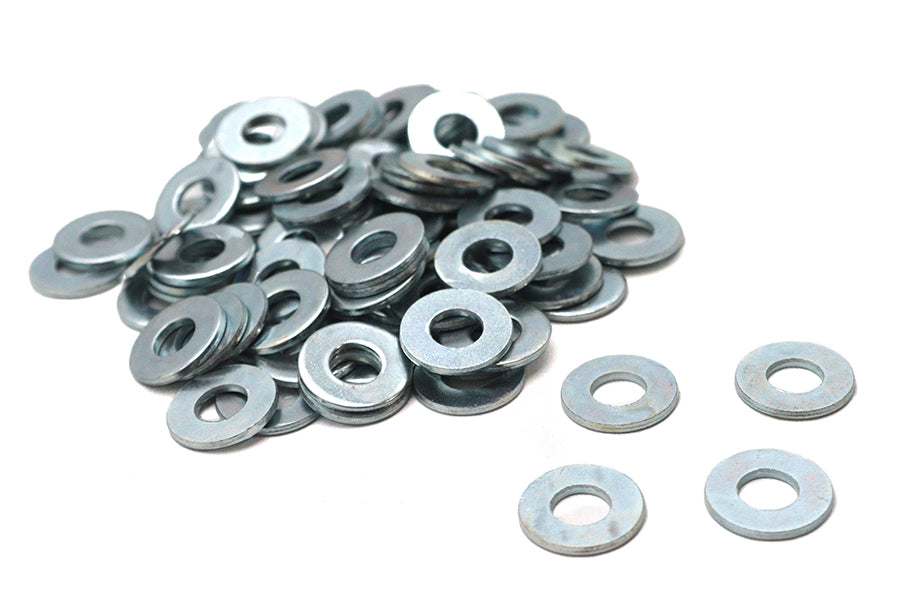 Zinc Flat Washers 1/4 inch Inner Diameter