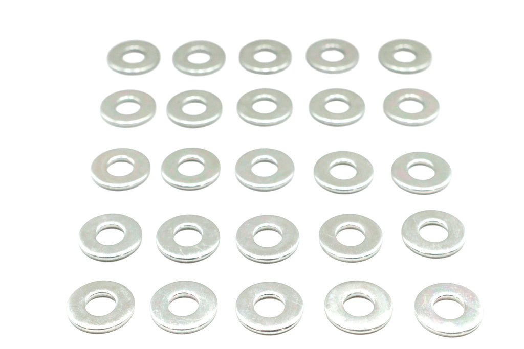 Zinc Flat Washers 1/4 inch Inner Diameter
