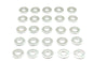 Zinc Flat Washers 1/4 inch Inner Diameter