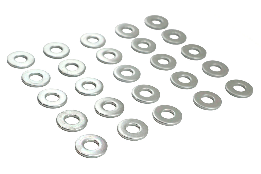 Zinc Flat Washers 1/4 inch Inner Diameter