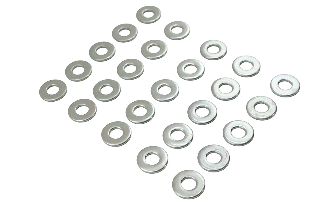 Zinc Flat Washers 1/4 inch Inner Diameter