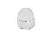 Load image into Gallery viewer, Chrome Acorn Nuts Fine 1/4 inch-28 Thread