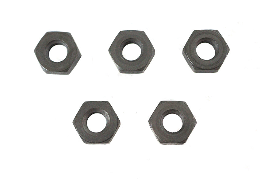 Parkerized Hex Nuts 1/4 inch-24 x 5/32 inch x 7/16 inch