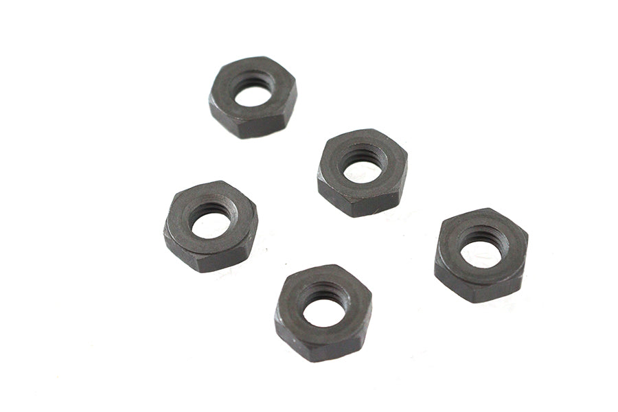 Parkerized Hex Nuts 1/4 inch-24 x 5/32 inch x 7/16 inch
