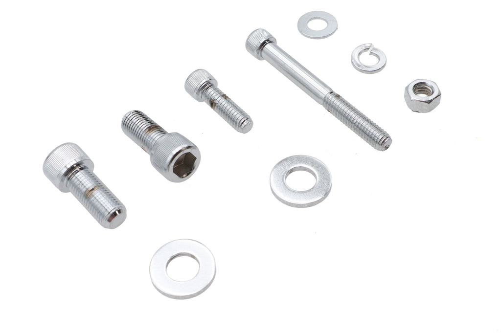 Top Motor Mount Bolt Kit Chrome