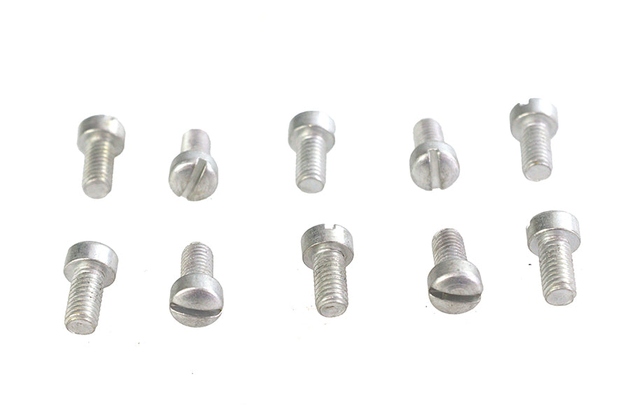 Colony Fillister Head Screws 10-32 x 3/8 inch showing metal screws with flat fillister heads and threading for hardware projects