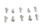 Colony Fillister Head Screws 10-32 x 3/8 inch showing metal screws with flat fillister heads and threading for hardware projects