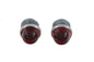 License Plate Reflector Set Red