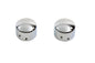 Chrome Front Axle Cap Cover Set Cap Style