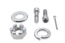 Chrome Rear Axle Nut Kit