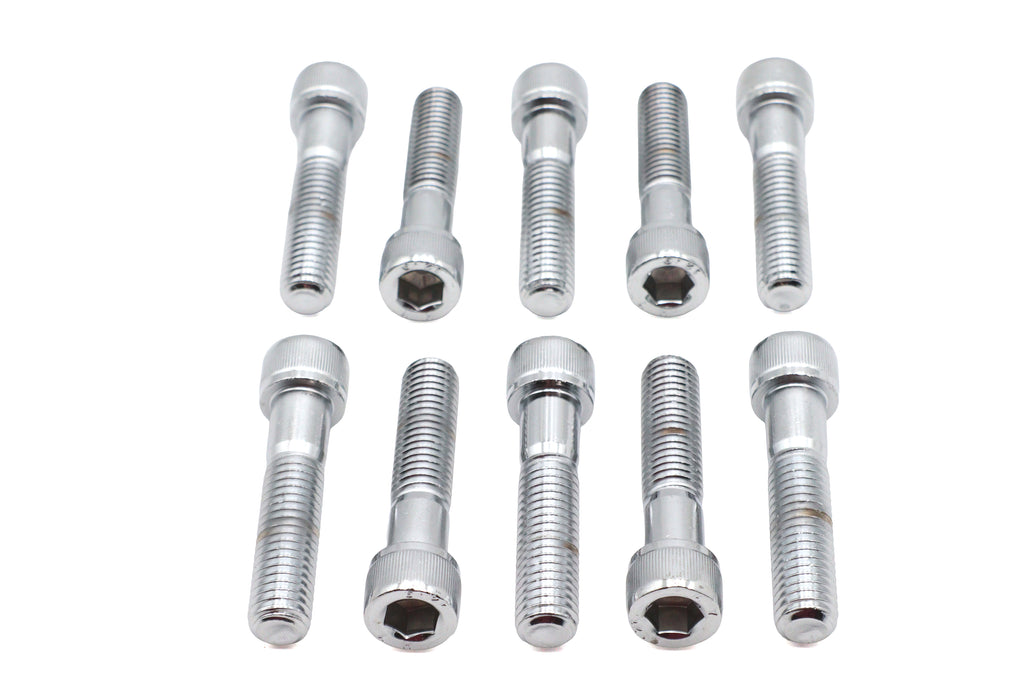 Allen Socket Cap Bolt Knurled Chrome