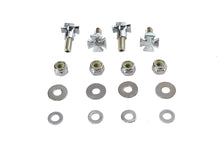 Load image into Gallery viewer, License Plate Frame Mount Bolt Set Chrome Maltese Style