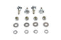 License Plate Frame Mount Bolt Set Chrome Maltese Style
