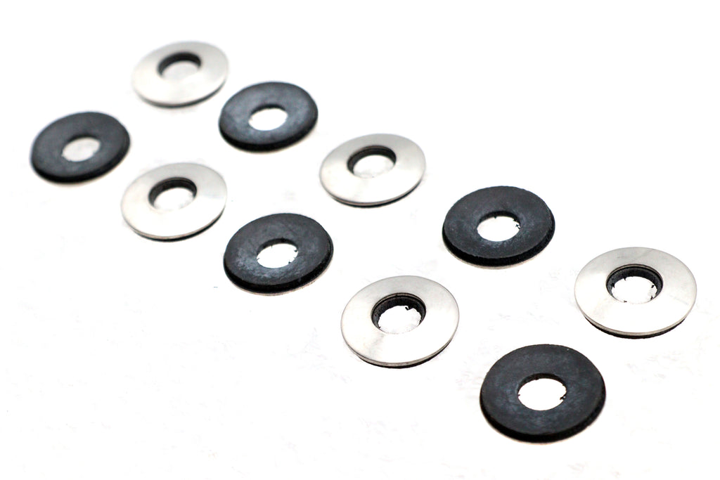 5/16 inch Fender Washers Neoprene and Stainless Steel