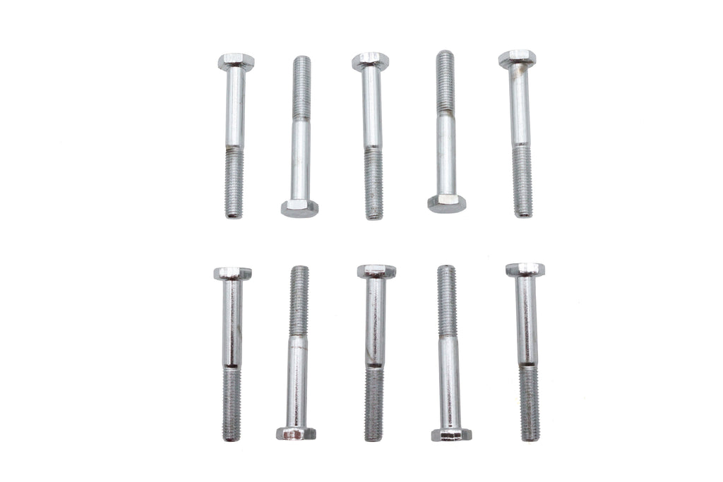 Chrome Hex Cap Bolts 1/4 inch x 2