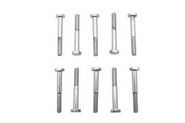 Chrome Hex Cap Bolts 1/4 inch x 2