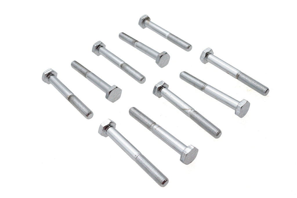 Chrome Hex Cap Bolts 1/4 inch x 2