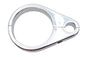 Single Throttle Cable Clamp 1-3/4 inch Chrome