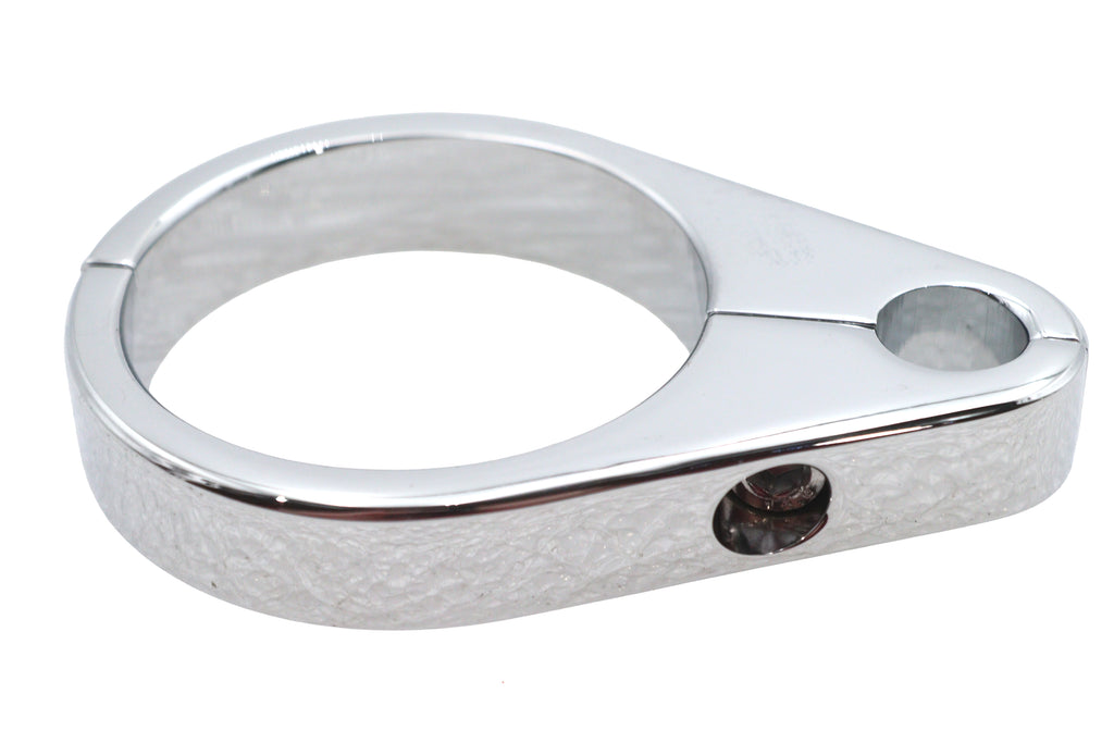 Single Throttle Cable Clamp 1-3/4 inch Chrome