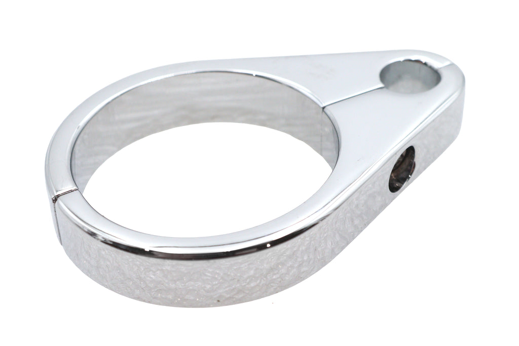 Single Throttle Cable Clamp 1-3/4 inch Chrome