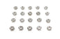 Hex Nuts 1/4 inch-20 Chrome