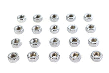 Load image into Gallery viewer, Chrome Hex Nuts 1/4 inch-28