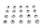 Chrome Hex Nuts 1/4 inch-28