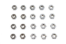 Load image into Gallery viewer, Chrome Hex Nuts 1/4 inch-28