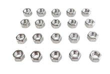 Load image into Gallery viewer, Chrome Hex Nuts 5/16 inch-18