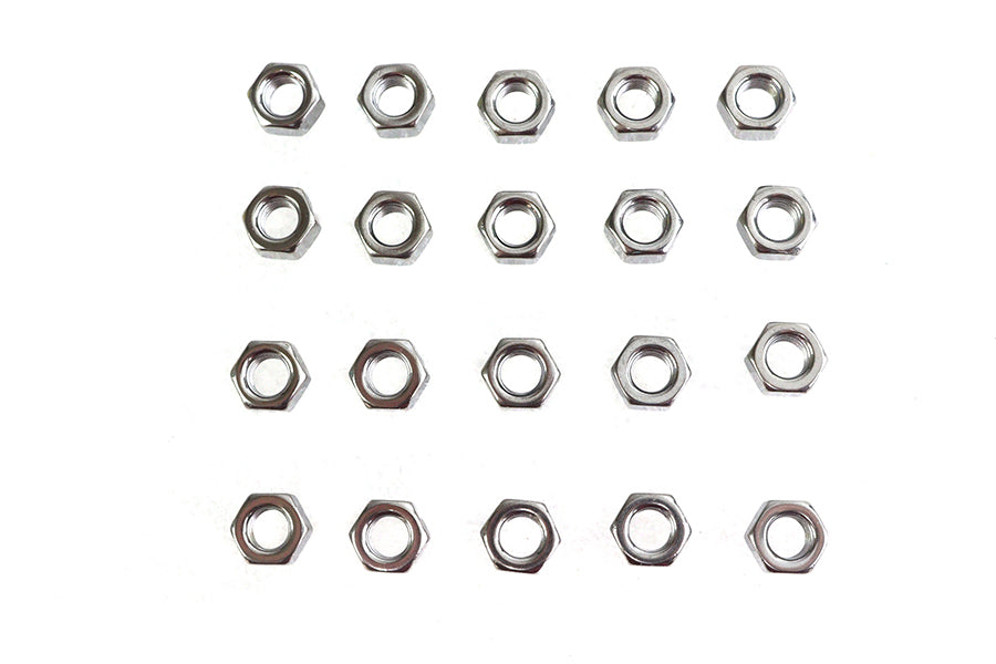 Chrome Hex Nuts 5/16 inch-18
