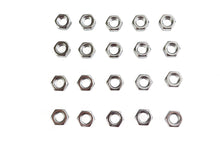 Load image into Gallery viewer, Chrome Hex Nuts 5/16 inch-18