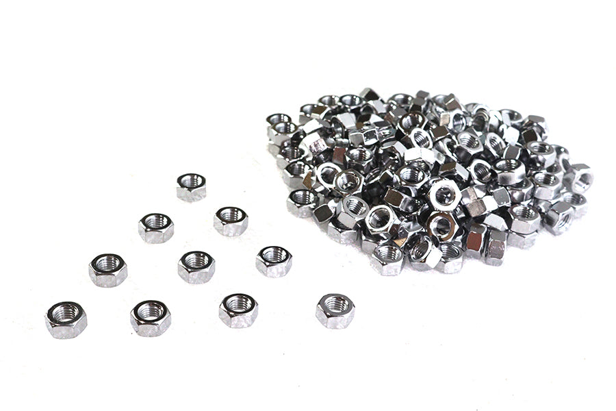 Chrome Hex Nuts 5/16 inch-24