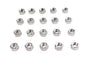 Chrome Hex Nuts 3/8 inch-16