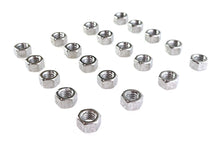 Load image into Gallery viewer, Chrome Hex Nuts 3/8 inch-16