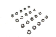 Load image into Gallery viewer, Chrome Hex Nuts 3/8 inch-16
