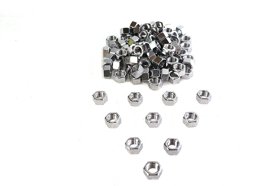 Chrome Hex Nuts 3/8 inch-24