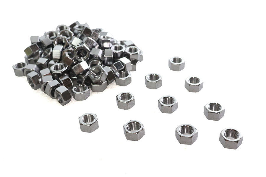 Chrome Hex Nuts 3/8 inch-24