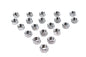 Chrome Hex Nuts 1/2 inch-20