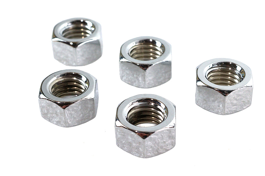 Chrome Hex Nuts 5/8 inch-11