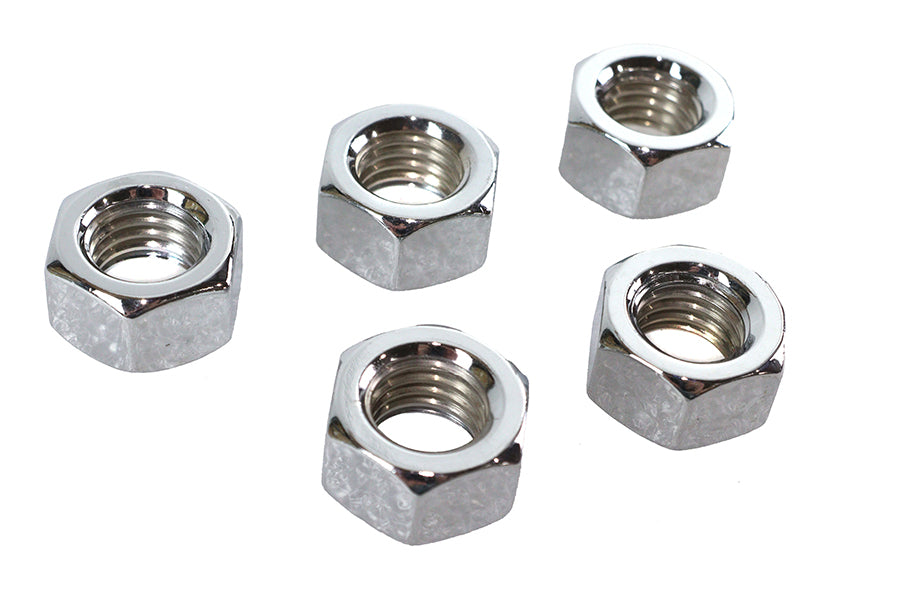 Chrome Hex Nuts 5/8 inch-11